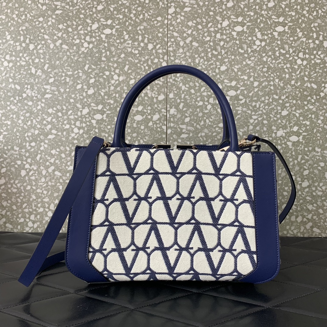 Valentino Garavani VLogo Signature Handbag in Toile Iconographe